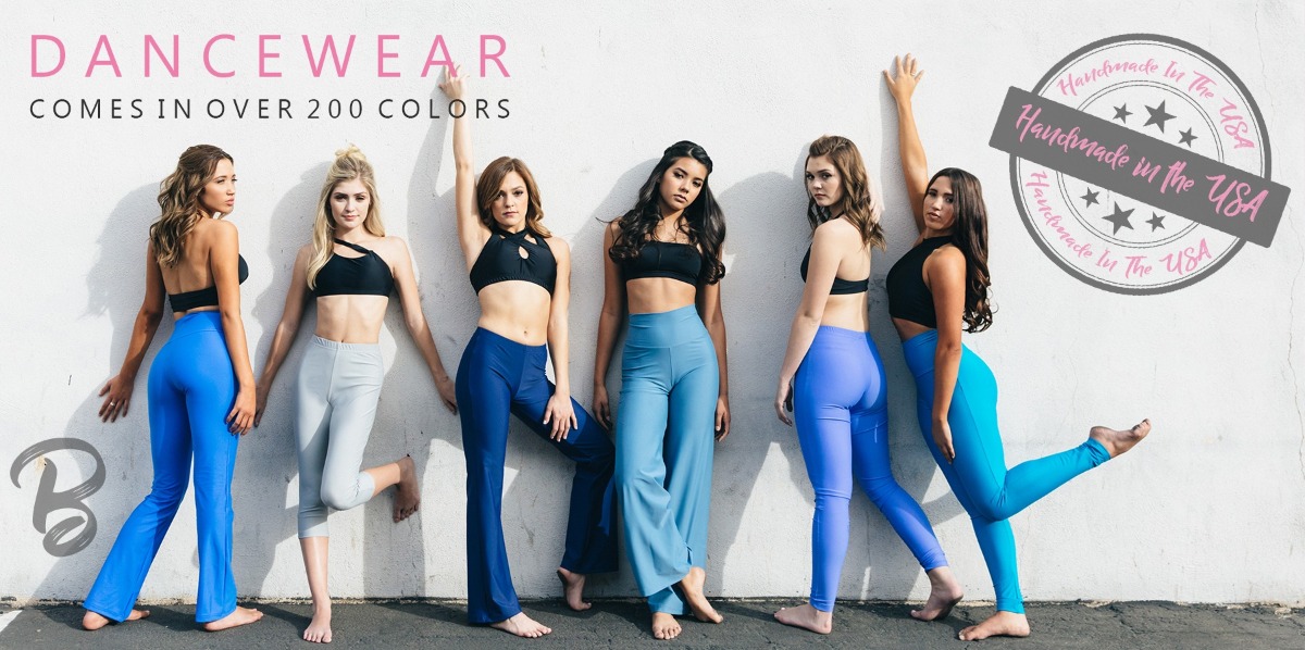 Colors that our dancewear comes in