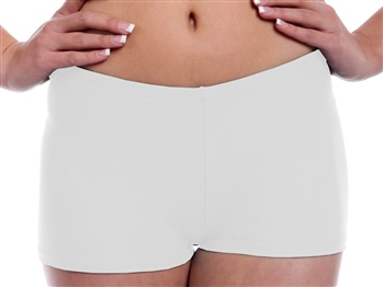 White Booty Short (Spandex) - 200+ Colors