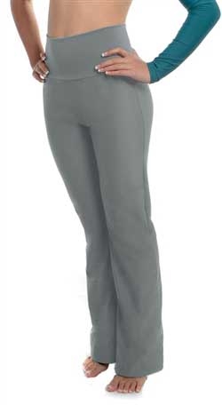 Gray High Waist Dance Pants (SPANDEX) - 200+ Colors